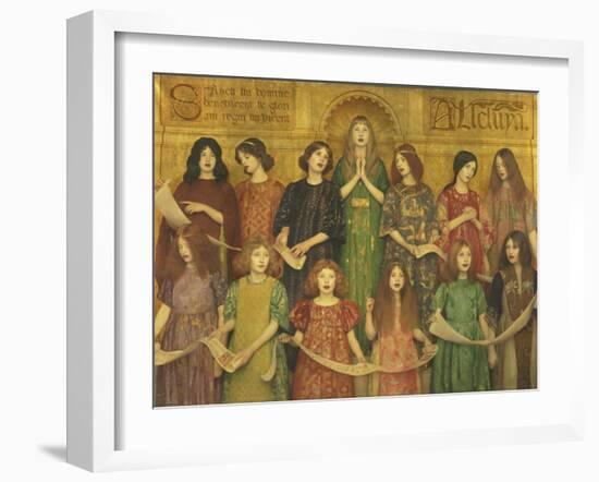 Alleluia-Thomas Cooper Gotch-Framed Giclee Print