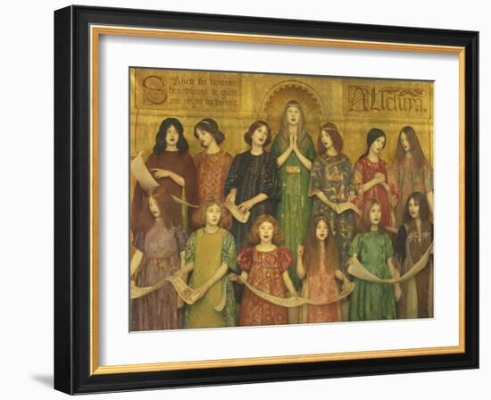 Alleluia-Thomas Cooper Gotch-Framed Giclee Print