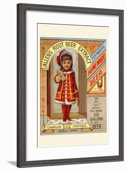 Allen's Root Beer Extract-null-Framed Art Print