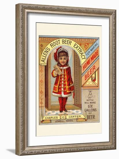 Allen's Root Beer Extract-null-Framed Art Print