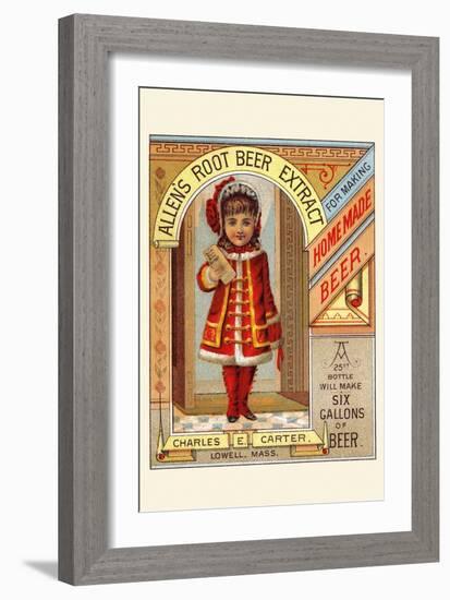 Allen's Root Beer Extract-null-Framed Art Print