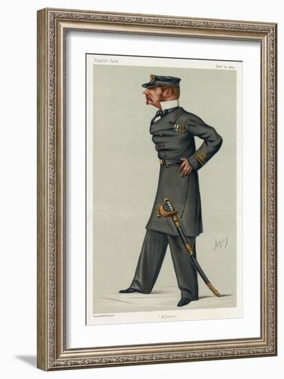 Allen W Young-Carlo Pellegrini-Framed Art Print