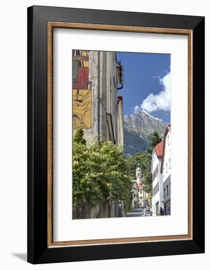 Alley in Hotting District of Innsbruck, Mariahilf, Innsbruck, Tyrol, Austria-Klaus Neuner-Framed Photographic Print