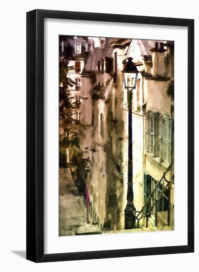 Alley in Montmartre-Philippe Hugonnard-Framed Giclee Print