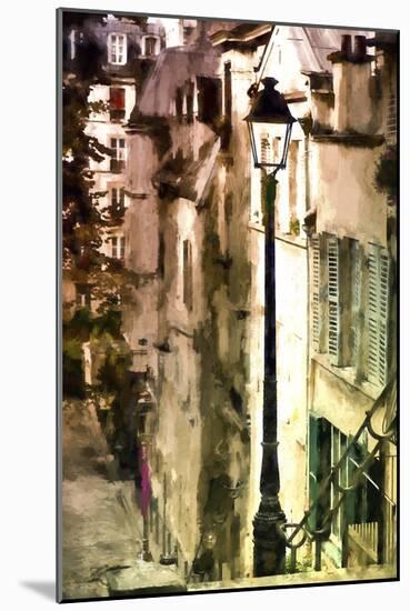 Alley in Montmartre-Philippe Hugonnard-Mounted Giclee Print