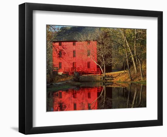 Alley Mill, Ozark National Scenic Riverways, Missouri, USA-Charles Gurche-Framed Photographic Print