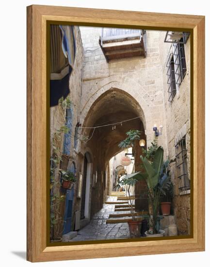 Alleys in the Old Jaffa, Tel Aviv, Israel, Middle East-Yadid Levy-Framed Premier Image Canvas