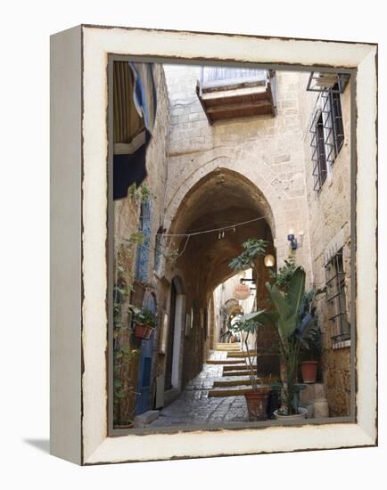 Alleys in the Old Jaffa, Tel Aviv, Israel, Middle East-Yadid Levy-Framed Premier Image Canvas