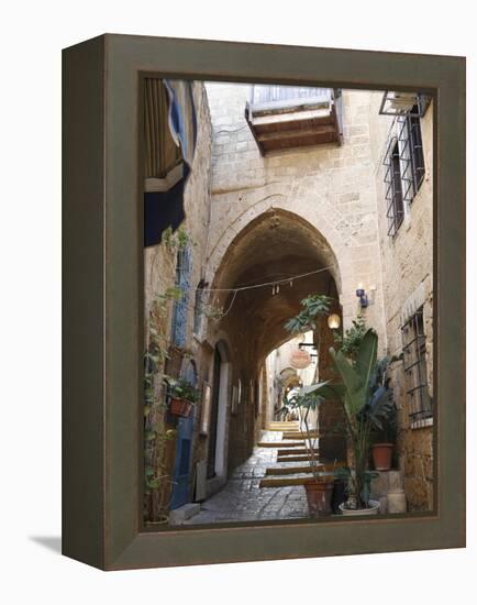 Alleys in the Old Jaffa, Tel Aviv, Israel, Middle East-Yadid Levy-Framed Premier Image Canvas