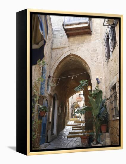 Alleys in the Old Jaffa, Tel Aviv, Israel, Middle East-Yadid Levy-Framed Premier Image Canvas