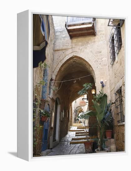 Alleys in the Old Jaffa, Tel Aviv, Israel, Middle East-Yadid Levy-Framed Premier Image Canvas