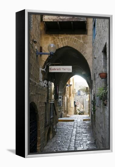 Alleys in the Old Jaffa, Tel Aviv, Israel, Middle East-Yadid Levy-Framed Premier Image Canvas