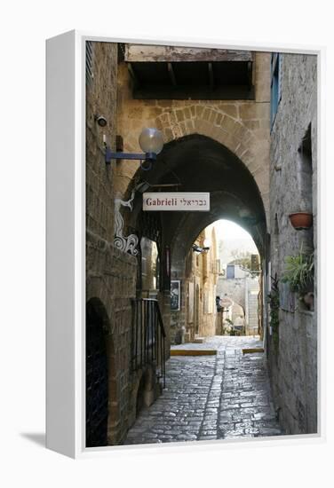 Alleys in the Old Jaffa, Tel Aviv, Israel, Middle East-Yadid Levy-Framed Premier Image Canvas