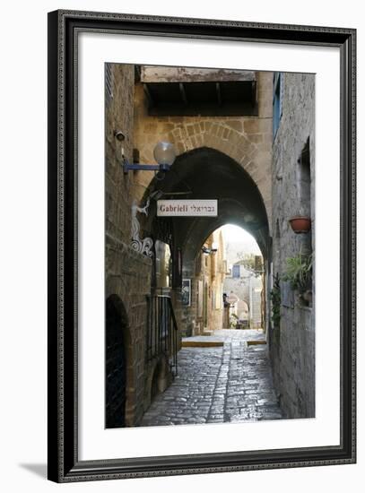 Alleys in the Old Jaffa, Tel Aviv, Israel, Middle East-Yadid Levy-Framed Photographic Print