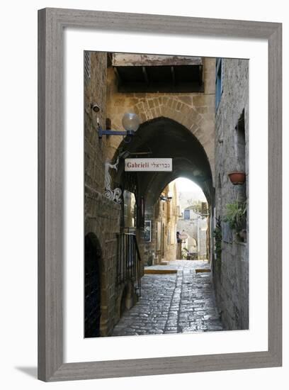 Alleys in the Old Jaffa, Tel Aviv, Israel, Middle East-Yadid Levy-Framed Photographic Print