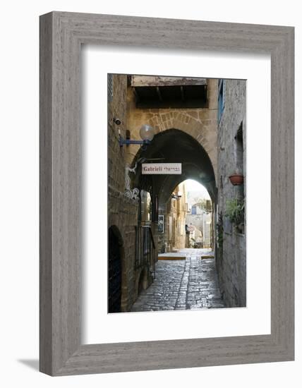 Alleys in the Old Jaffa, Tel Aviv, Israel, Middle East-Yadid Levy-Framed Photographic Print