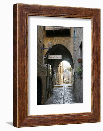 Alleys in the Old Jaffa, Tel Aviv, Israel, Middle East-Yadid Levy-Framed Photographic Print