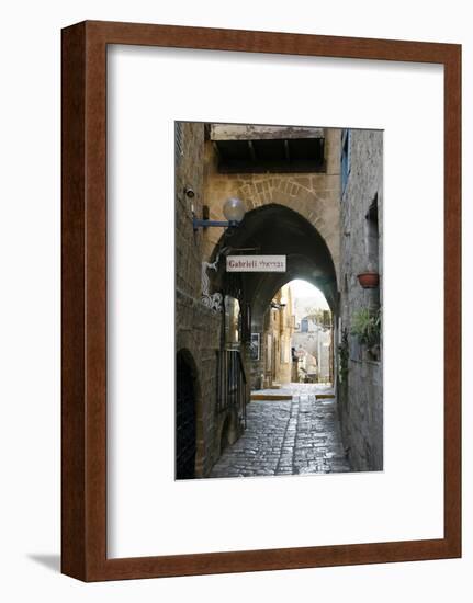 Alleys in the Old Jaffa, Tel Aviv, Israel, Middle East-Yadid Levy-Framed Photographic Print