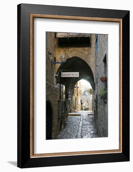 Alleys in the Old Jaffa, Tel Aviv, Israel, Middle East-Yadid Levy-Framed Photographic Print