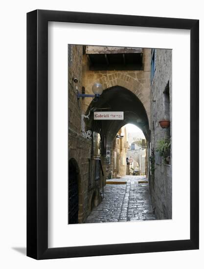 Alleys in the Old Jaffa, Tel Aviv, Israel, Middle East-Yadid Levy-Framed Photographic Print