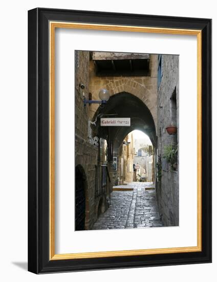 Alleys in the Old Jaffa, Tel Aviv, Israel, Middle East-Yadid Levy-Framed Photographic Print