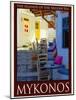 Alleyway in Mykonos Greece 3-Anna Siena-Mounted Giclee Print