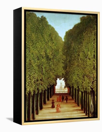 Alleyway in the Park of Saint-Cloud, 1908-Henri Rousseau-Framed Premier Image Canvas