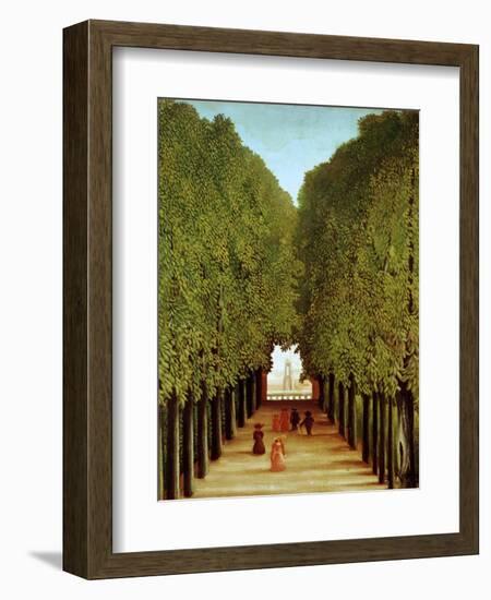 Alleyway in the Park of Saint-Cloud, 1908-Henri Rousseau-Framed Giclee Print