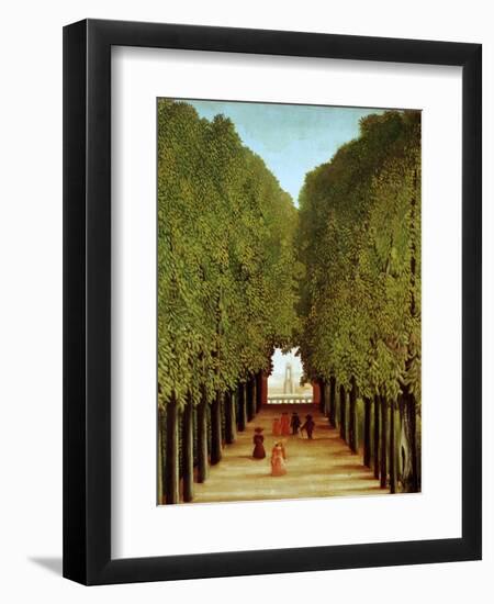 Alleyway in the Park of Saint-Cloud, 1908-Henri Rousseau-Framed Giclee Print