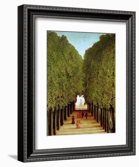 Alleyway in the Park of Saint-Cloud, 1908-Henri Rousseau-Framed Giclee Print