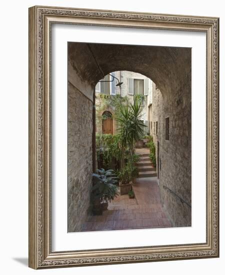 Alleyway, Todi, Italy-Rob Tilley-Framed Photographic Print