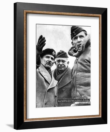 Allied Commanders in France, 1944-null-Framed Giclee Print