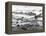 Allied Forces at a Beach in Normandy-null-Framed Premier Image Canvas