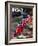 "Allied Forces Flags," Saturday Evening Post Cover, July 3, 1943-John Atherton-Framed Giclee Print