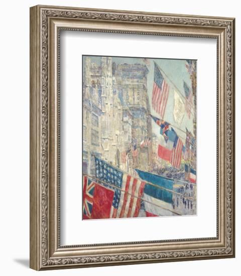 Allies Day, May 1917, 1917-Childe Hassam-Framed Art Print