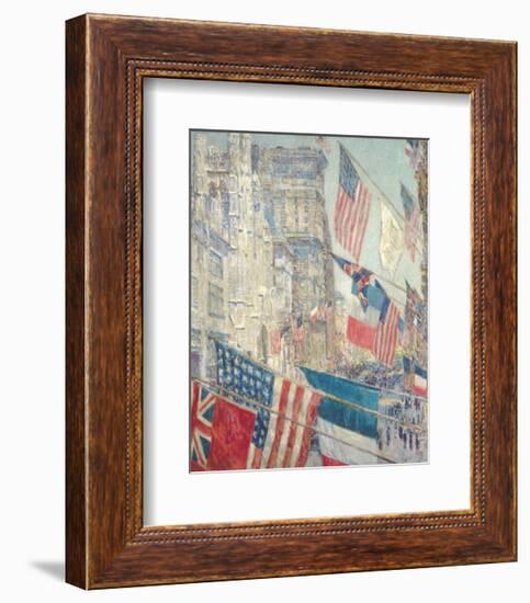 Allies Day, May 1917, 1917-Childe Hassam-Framed Art Print