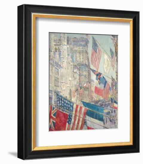 Allies Day, May 1917, 1917-Childe Hassam-Framed Art Print
