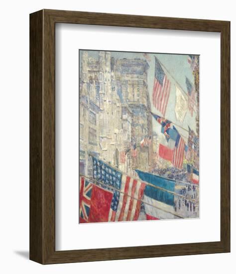 Allies Day, May 1917, 1917-Childe Hassam-Framed Art Print