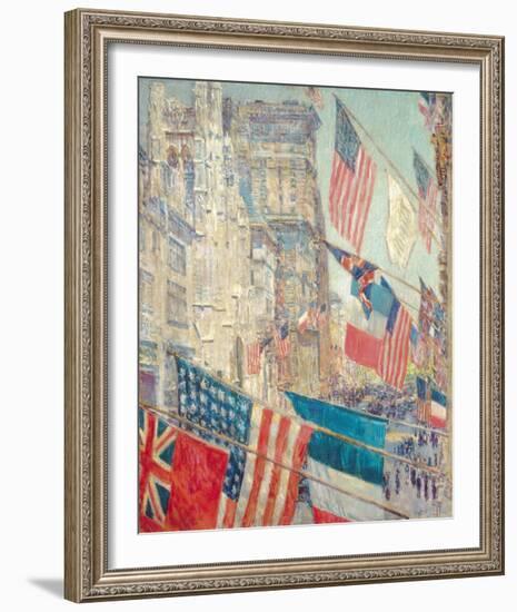 Allies Day, May 1917-Frederick Childe Hassam-Framed Giclee Print