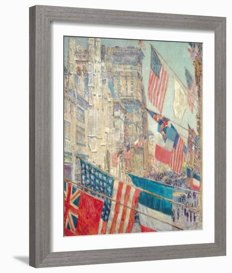 Allies Day, May 1917-Frederick Childe Hassam-Framed Giclee Print