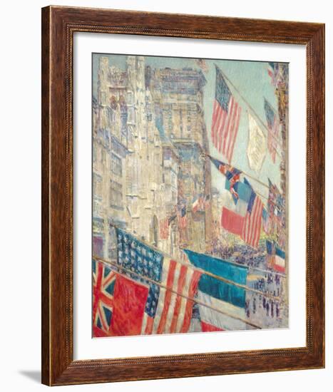 Allies Day, May 1917-Frederick Childe Hassam-Framed Giclee Print