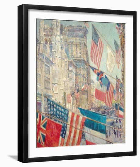 Allies Day, May 1917-Frederick Childe Hassam-Framed Giclee Print