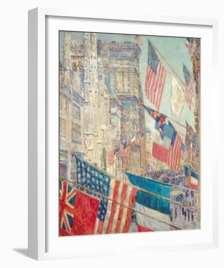 Allies Day, May 1917-Frederick Childe Hassam-Framed Giclee Print