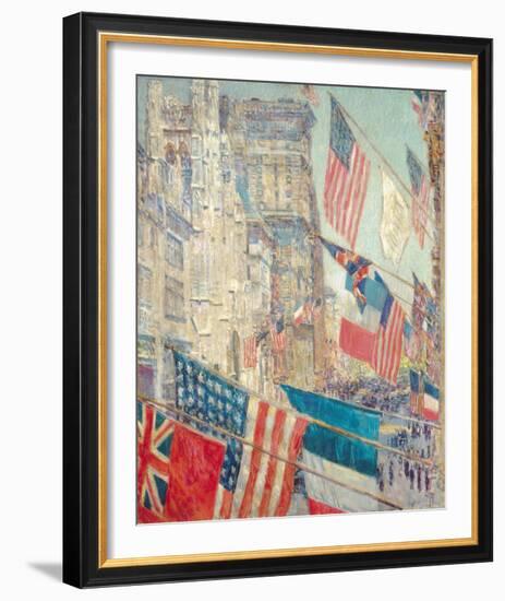 Allies Day, May 1917-Frederick Childe Hassam-Framed Giclee Print