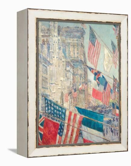 Allies Day, May 1917-Childe Hassam-Framed Premier Image Canvas