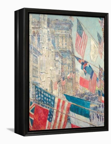 Allies Day, May 1917-Childe Hassam-Framed Premier Image Canvas