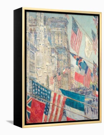 Allies Day, May 1917-Childe Hassam-Framed Premier Image Canvas