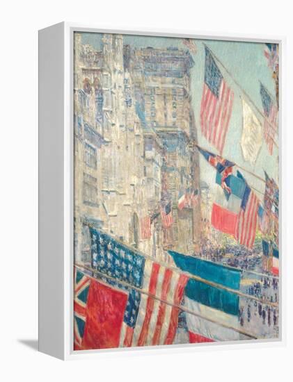 Allies Day, May 1917-Childe Hassam-Framed Premier Image Canvas