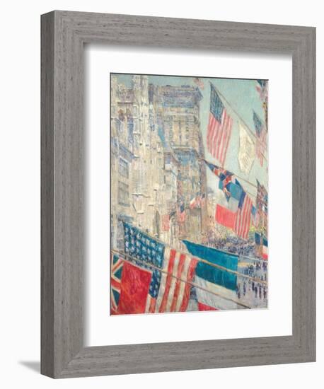 Allies Day, May 1917-Childe Hassam-Framed Art Print