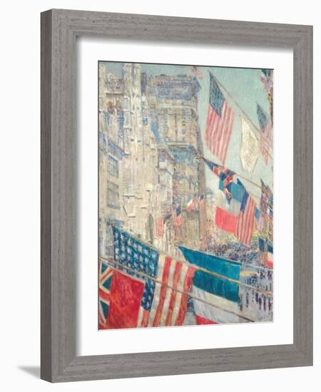 Allies Day, May 1917-Childe Hassam-Framed Art Print
